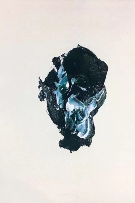Acrylic Painting on Paper – Head of C. XII